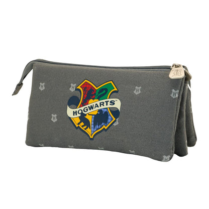 Trousse Triple HS Harry Potter « Greyly » – Gris