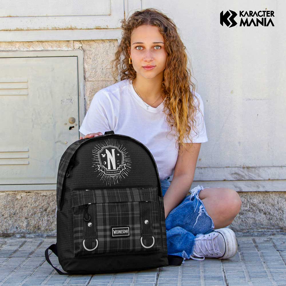 Sac à Dos HS PLUS Wednesday « Chains » – Noir