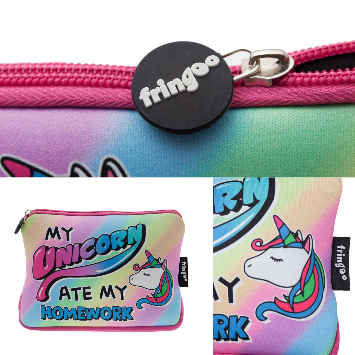 Grande trousse scolaire – licorne « Ate »