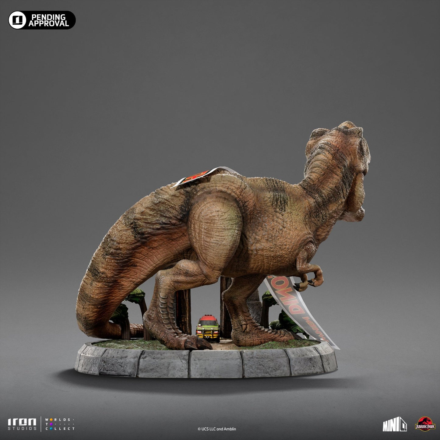 Figurine T-Rex Deluxe - Jurassic Park - Mini Co. - Jurassic World