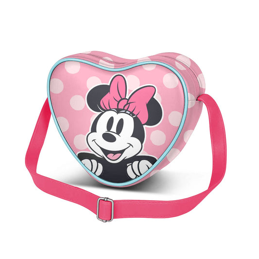 Disney Minnie Mouse Ribbon-Sac à Bandoulière Coeur Casual