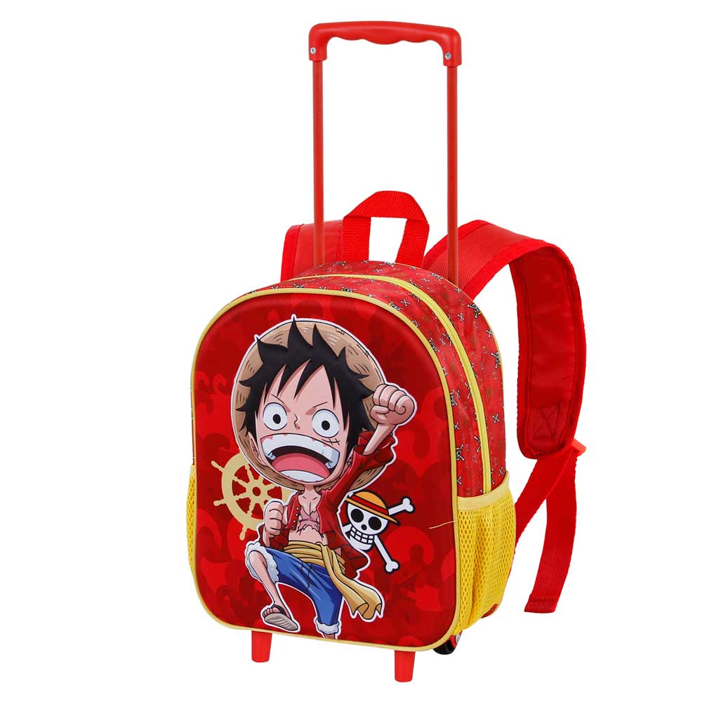 Sac à Dos 3D à Roulettes Petit One Piece « Luffy »