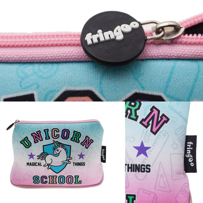 Grande trousse scolaire – motif licorne
