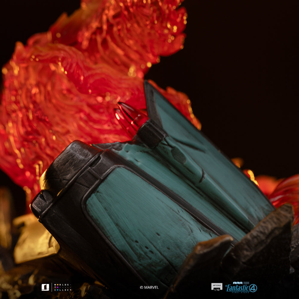 Statue Human Torch (Blue Suit Variant) - Fantastic Four - Art Scale 1/10 - The Fantastic Four