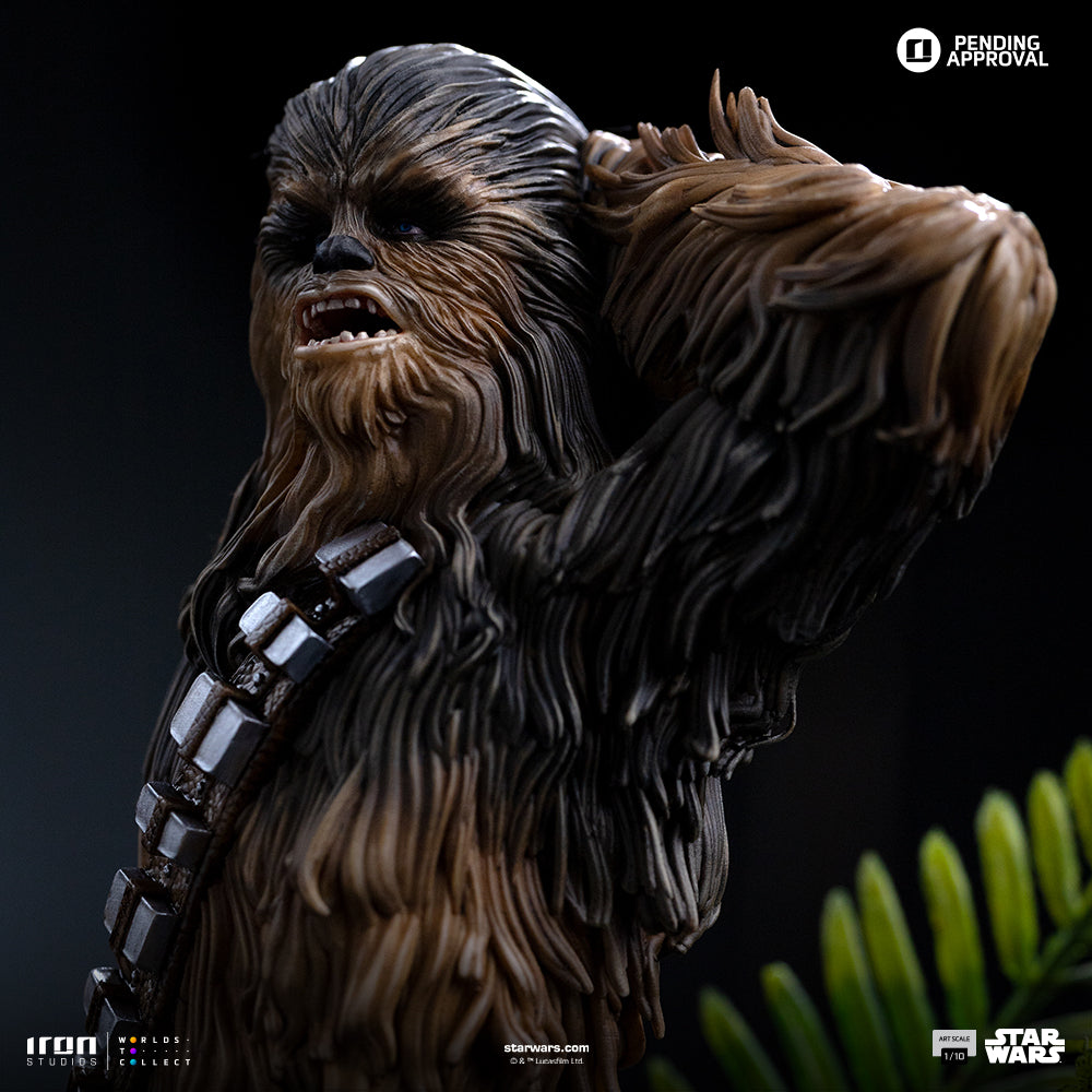 Statue Chewbacca and Tokkat - Star Wars - Art Scale 1/10