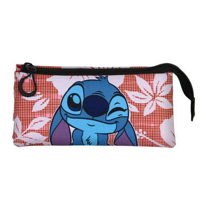 Trousse Triple FAN 2.0 Disney Lilo & Stitch « Maui » – Rose