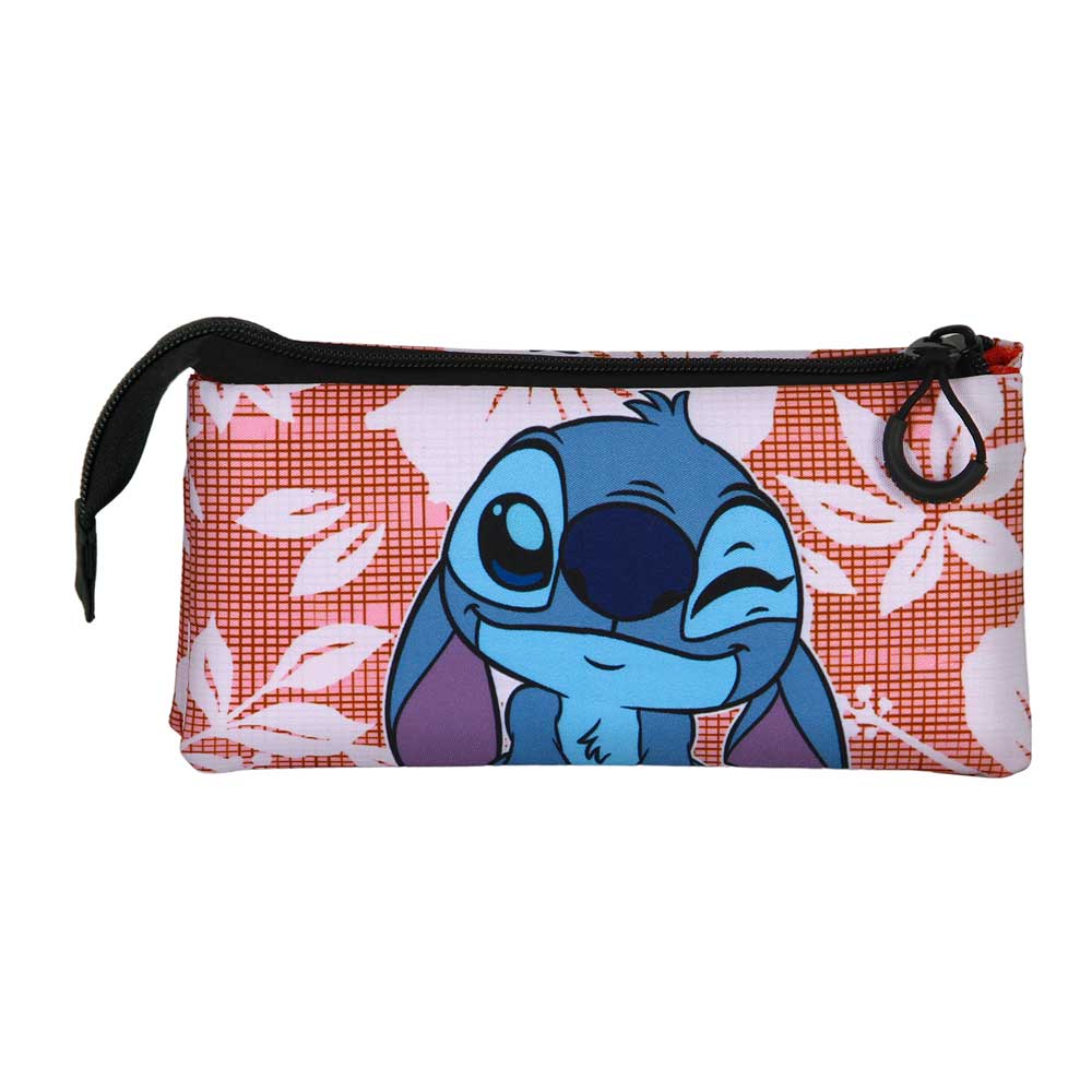 Trousse Triple FAN 2.0 Disney Lilo & Stitch « Maui » – Rose