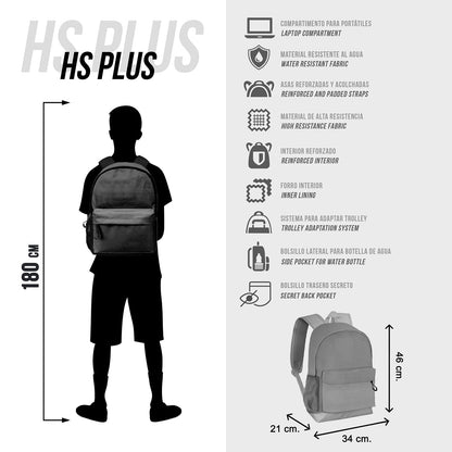 Sac à Dos HS PLUS Wednesday « Chains » – Noir