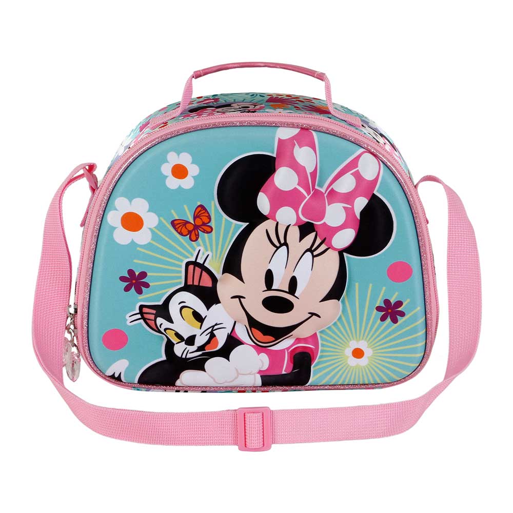 Sac Repas 3D Disney Minnie Mouse « Figaro » – Rose