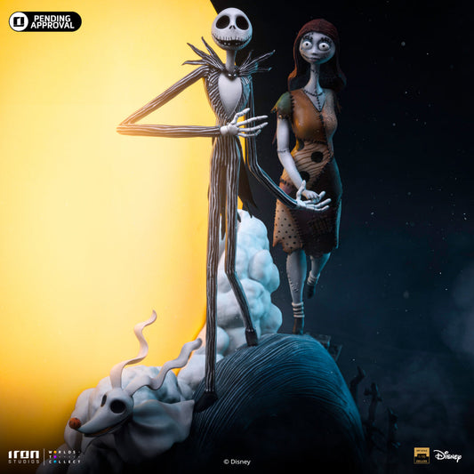 Statue Jack und Sally - Nightmare Before Christmas - Deluxe Art Scale 1/10 - Disney Classics
