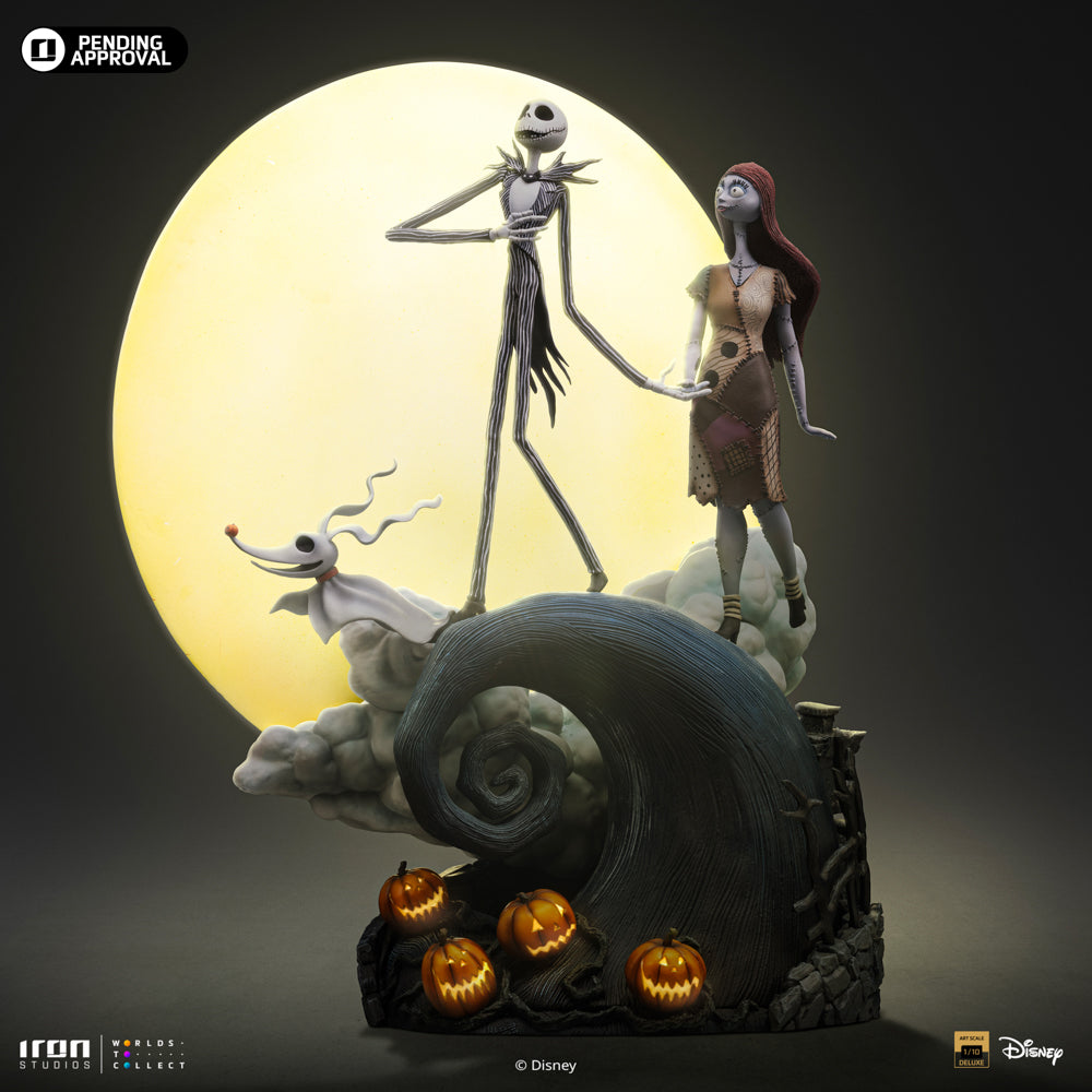 Statue Jack and Sally - Nightmare Before Christmas - Deluxe Art Scale 1/10 - Disney Classics