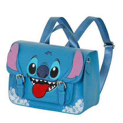 Sac à Bandoulière-Sac à Dos Satchel Disney Lilo & Stitch « Tongue » – Bleu