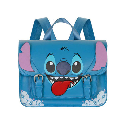 Sac à Bandoulière-Sac à Dos Satchel Disney Lilo & Stitch « Tongue » – Bleu