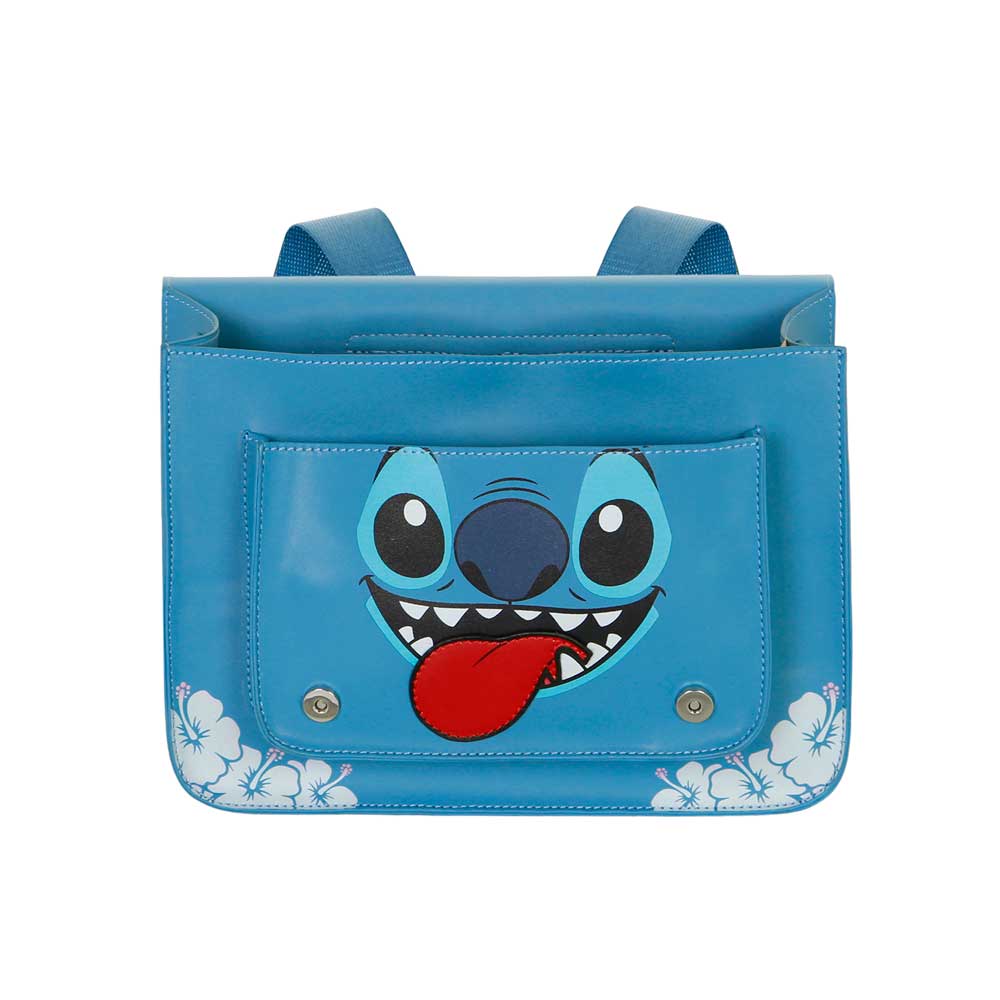 Sac à Bandoulière-Sac à Dos Satchel Disney Lilo & Stitch « Tongue » – Bleu