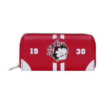 Portefeuille Essentiel Betty Boop « Varsity » – Bordeaux