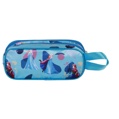 Trousse 3D Double Disney La Reine des Neiges 2 « Lovely » – Turquoise