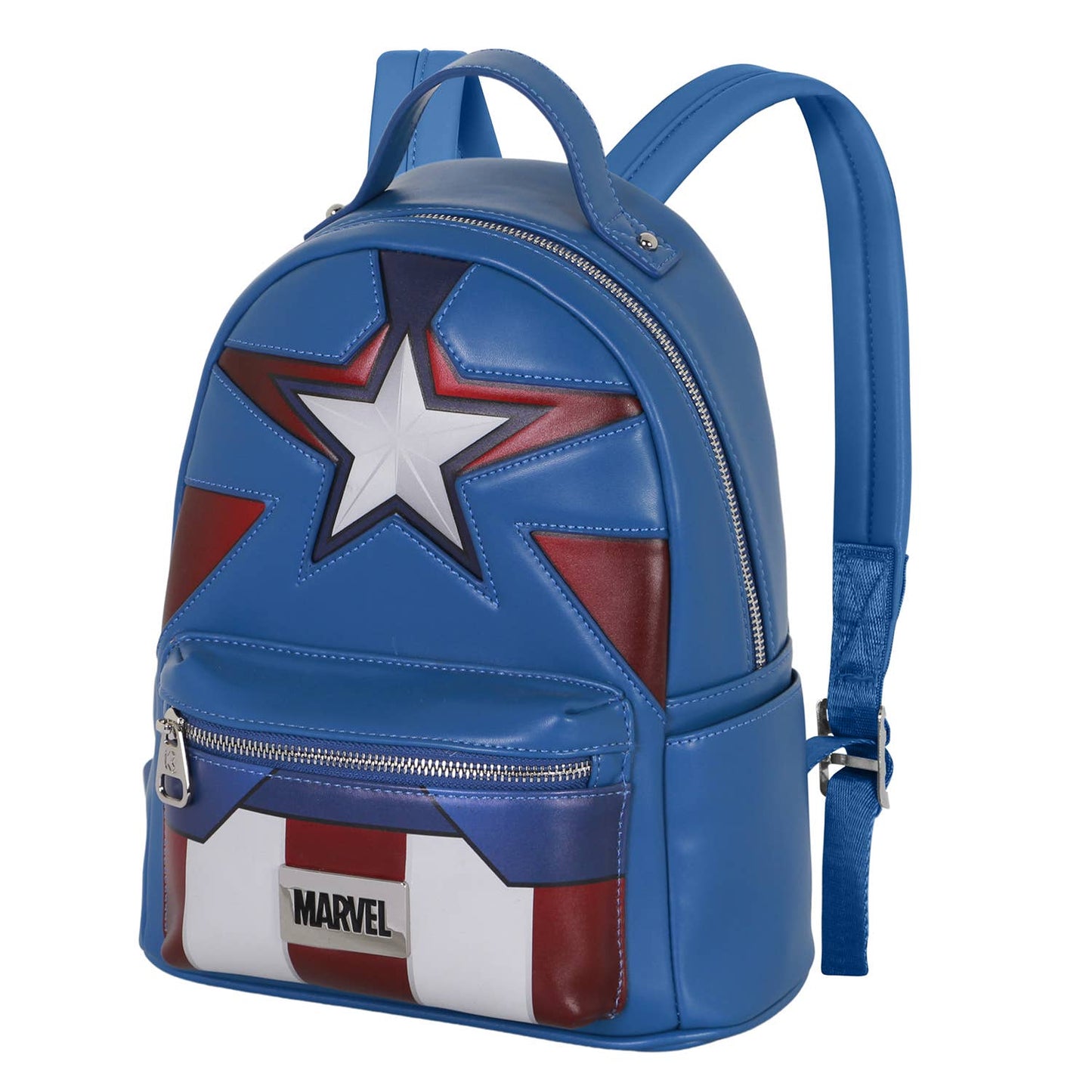 Marvel Captain America Courage-Sac à dos Heady, Bleu