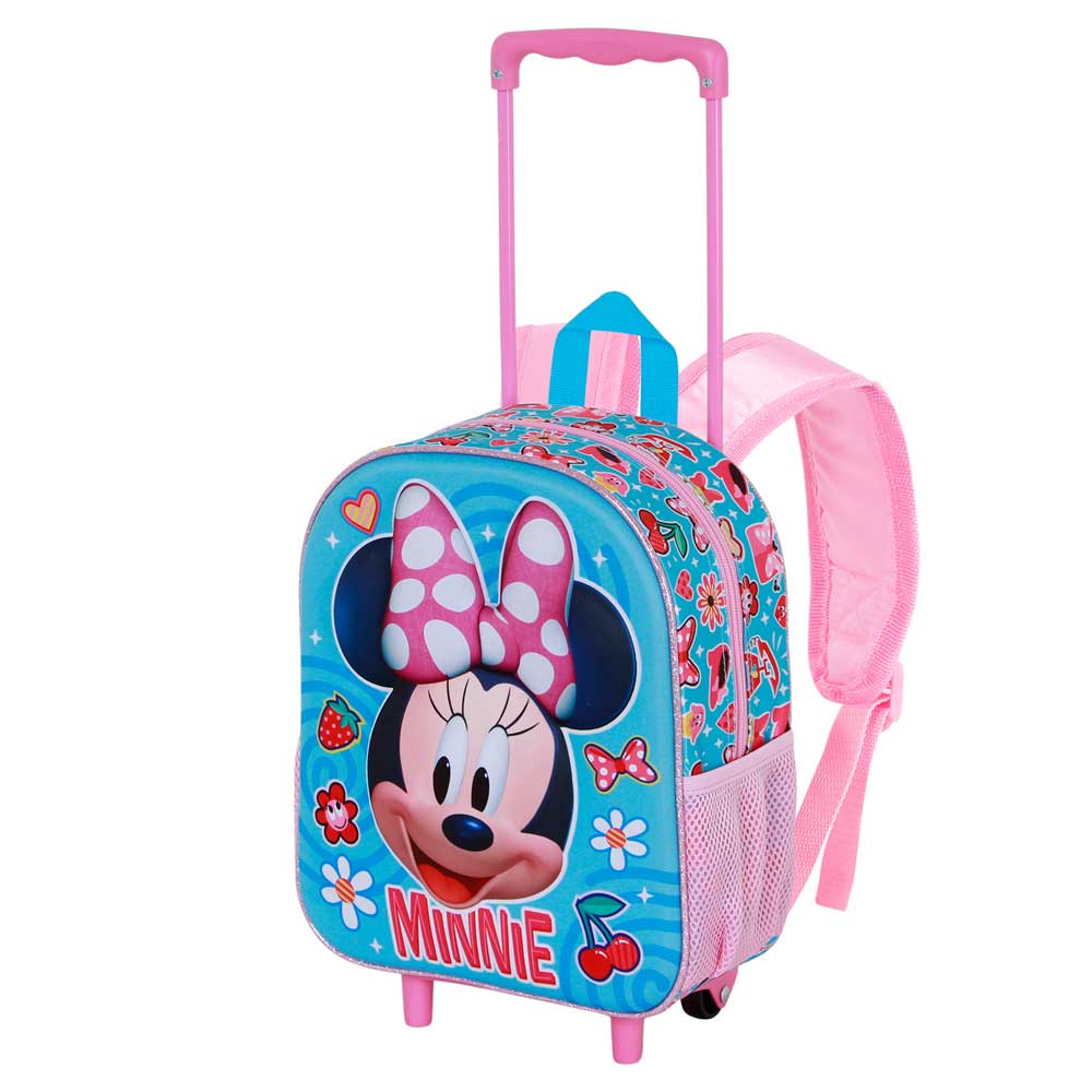 Sac à Dos 3D à Roulettes Petit Disney Minnie Mouse « Happiness »