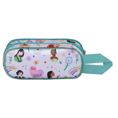Trousse 3D Double Disney Princesses « Rainbows » – Multicolore