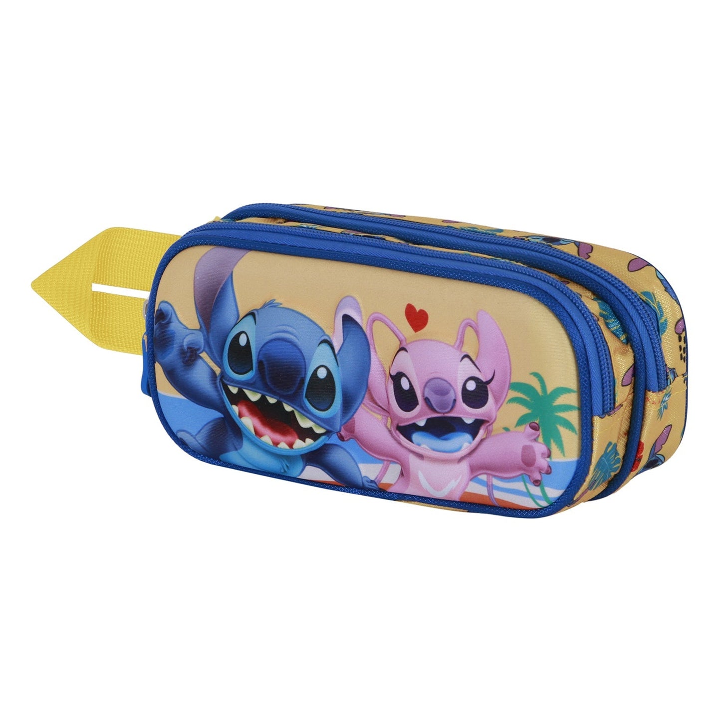 Trousse 3D Double Disney Lilo & Stitch « Ocean » – Bleu