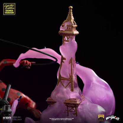 Statue Ladybug and Cat Noir - Miraculous 10th Anniversary Signed Edition - Deluxe Art Scale 1/10