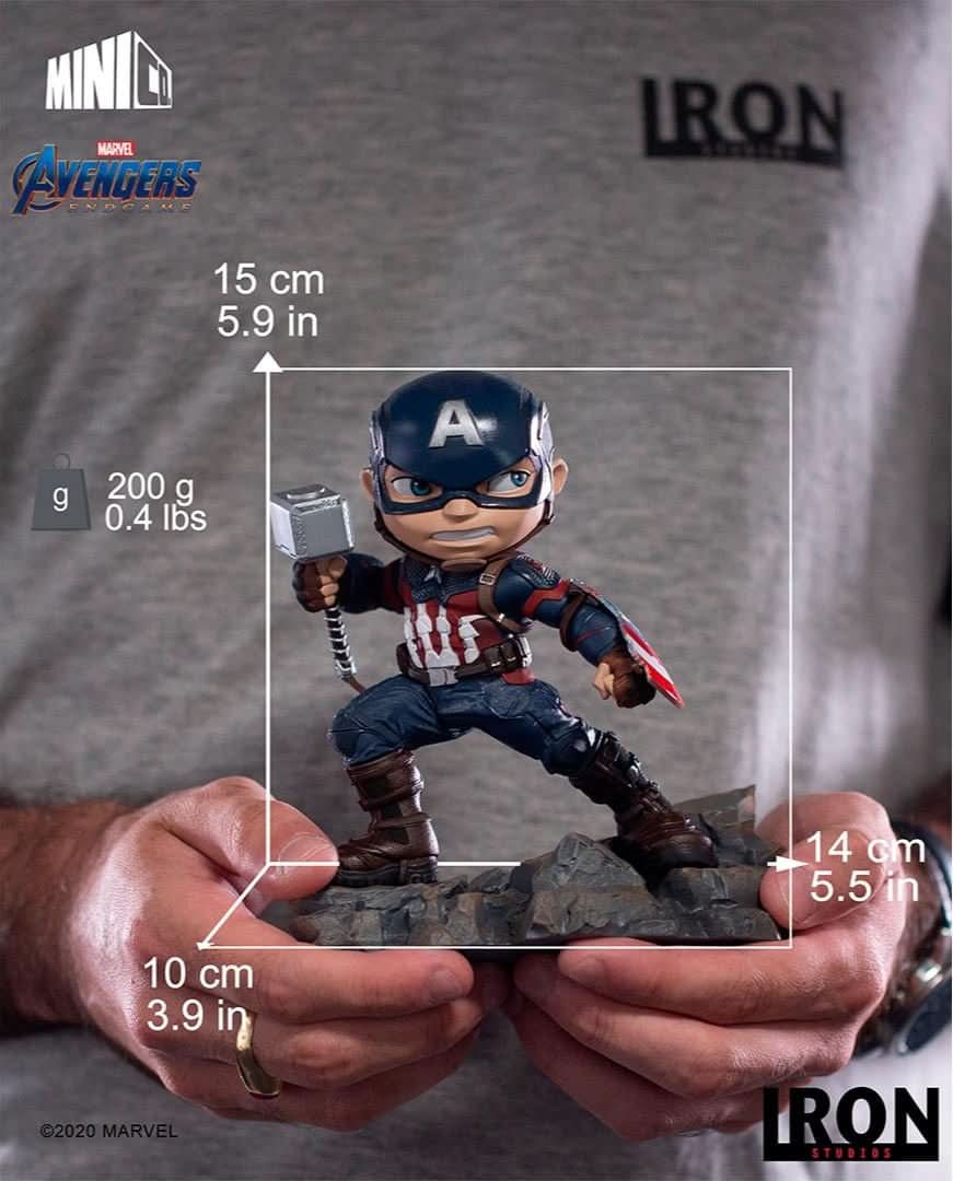 Figurine Captain America - Avengers: Endgame - Mini Co.