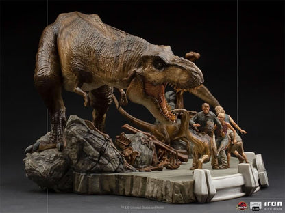 Diorama The Final Scene - Jurassic Park - Demi Scale 1/20