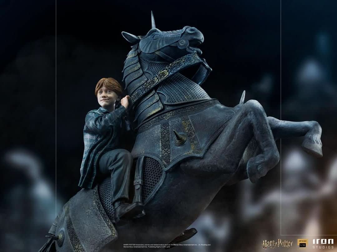 Statue Ron Weasley at the Wizard Chess - Harry Potter - Art Scale 1/10