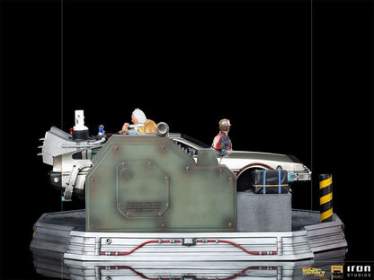 Delorean Statue Full Set Deluxe - Zurück in die Zukunft II - Art Scale 1/10