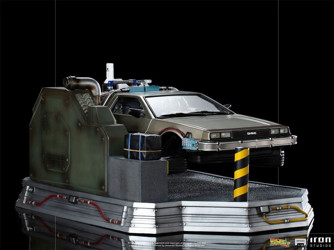 Statue Delorean - Zurück in die Zukunft II - Art Scale 1/10