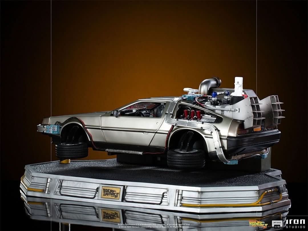 Statue Delorean - Zurück in die Zukunft II - Art Scale 1/10