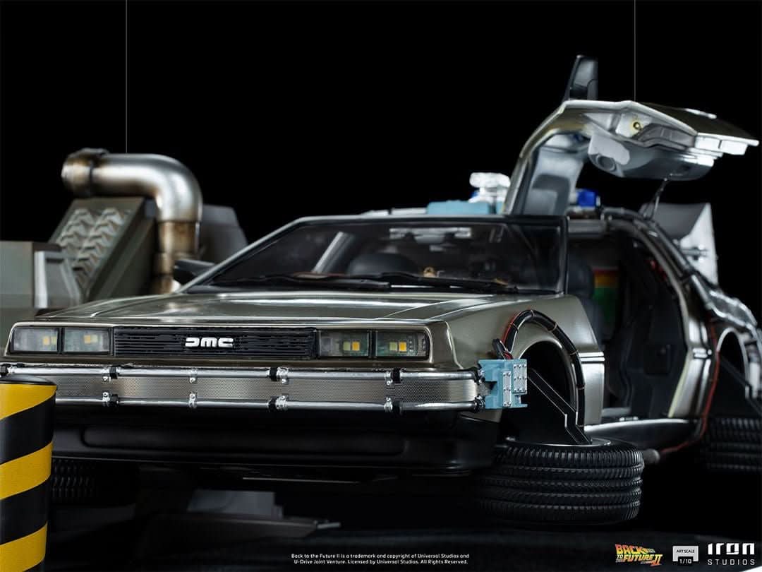 Statue Delorean - Zurück in die Zukunft II - Art Scale 1/10