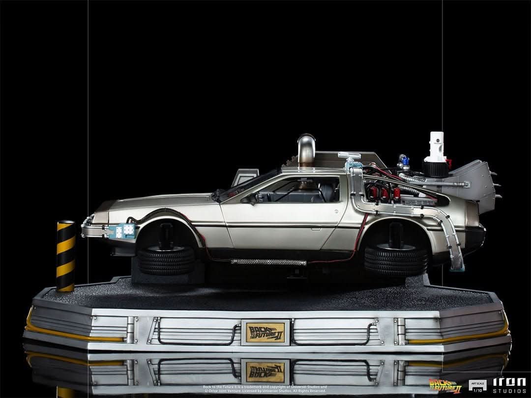 Statue Delorean - Zurück in die Zukunft II - Art Scale 1/10