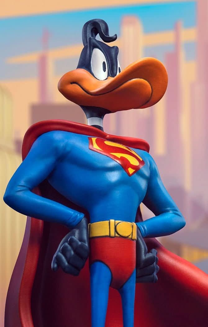 Statue Art Scale 1/10 Daffy Duck Superman - Space Jam