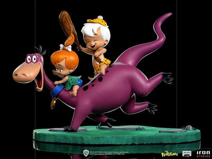 Statue Dino, Pebbles and Bamm-Bamm - The Flintstones - Art Scale 1/10