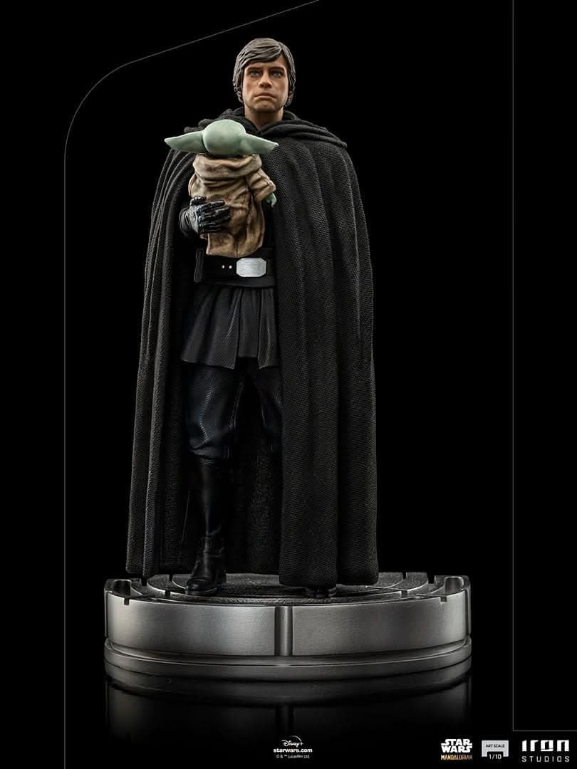 Statue Luke Skywalker and Grogu - Star Wars: The Mandalorian - Art Scale 1/10