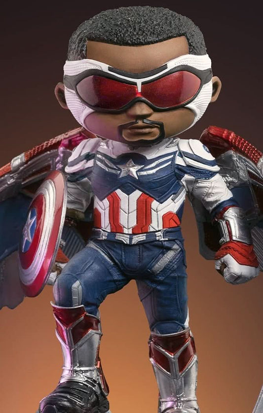 Figur Captain America Sam Wilson - The Falcon and the Winter Soldier - Mini Co. - Marvel