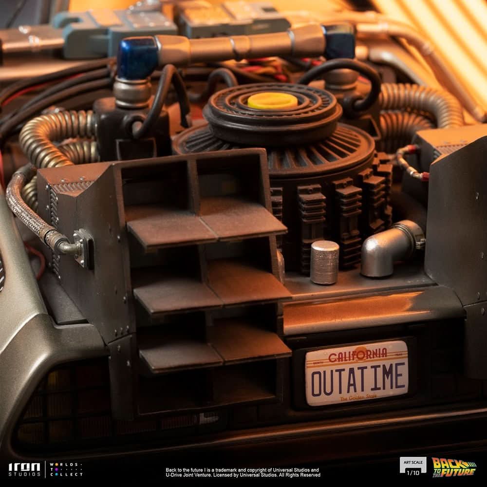 Statue Delorean - Back to the Future - Art Scale 1/10