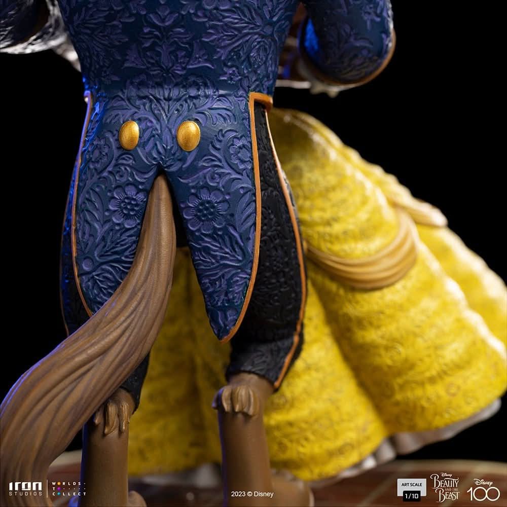 Statue Beauty and The Beast 100 Years Version - Disney 100th - Beauty and The Beast - Art Scale 1/10