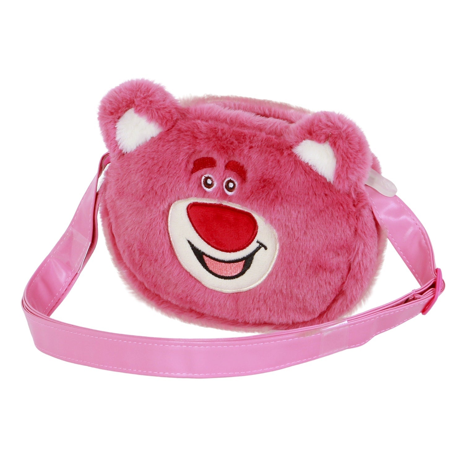 Sac à Bandoulière Plush Disney « Ours Lotso Strawberry-Mini »