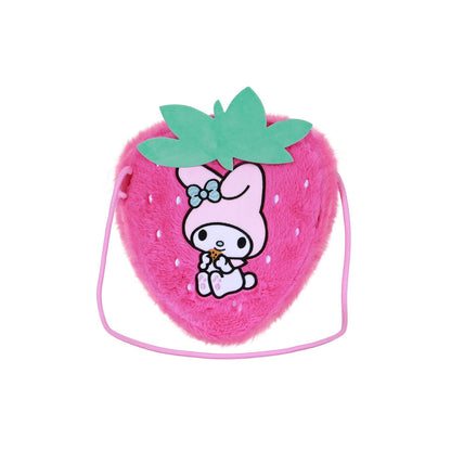 Sac à Bandoulière Soft Hello Kitty « My Melody Strawberry » – Rose