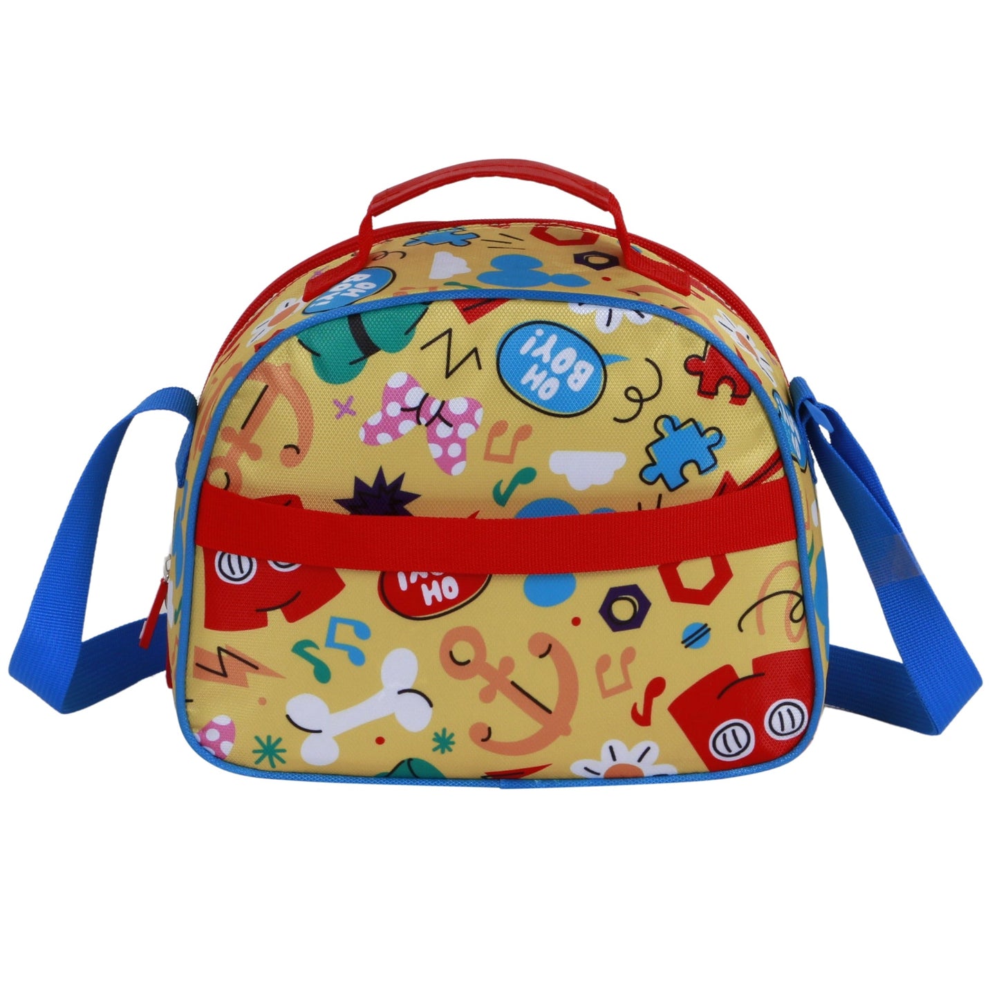 Sac Repas 3D Disney Mickey Mouse « Boy » – Jaune