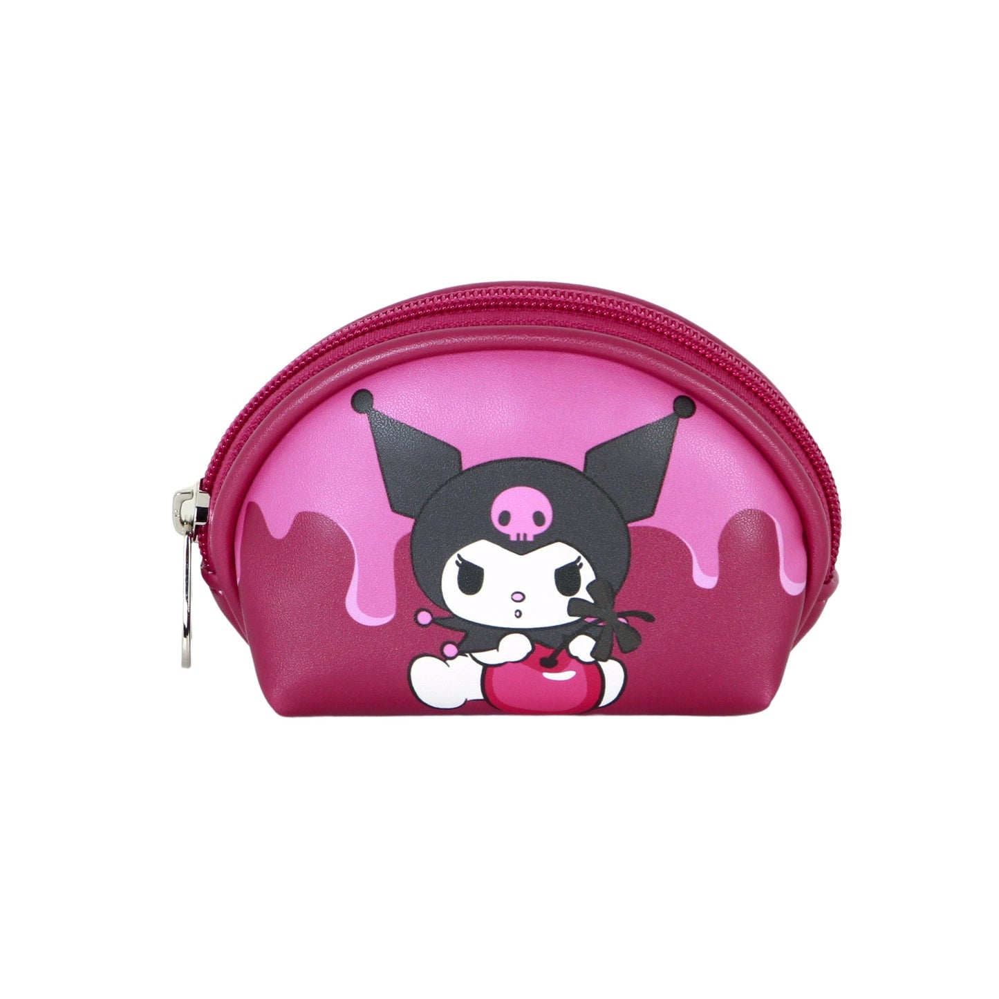 Porte-Monnaie Ovale Casual Hello Kitty « Kuromi Cherry »