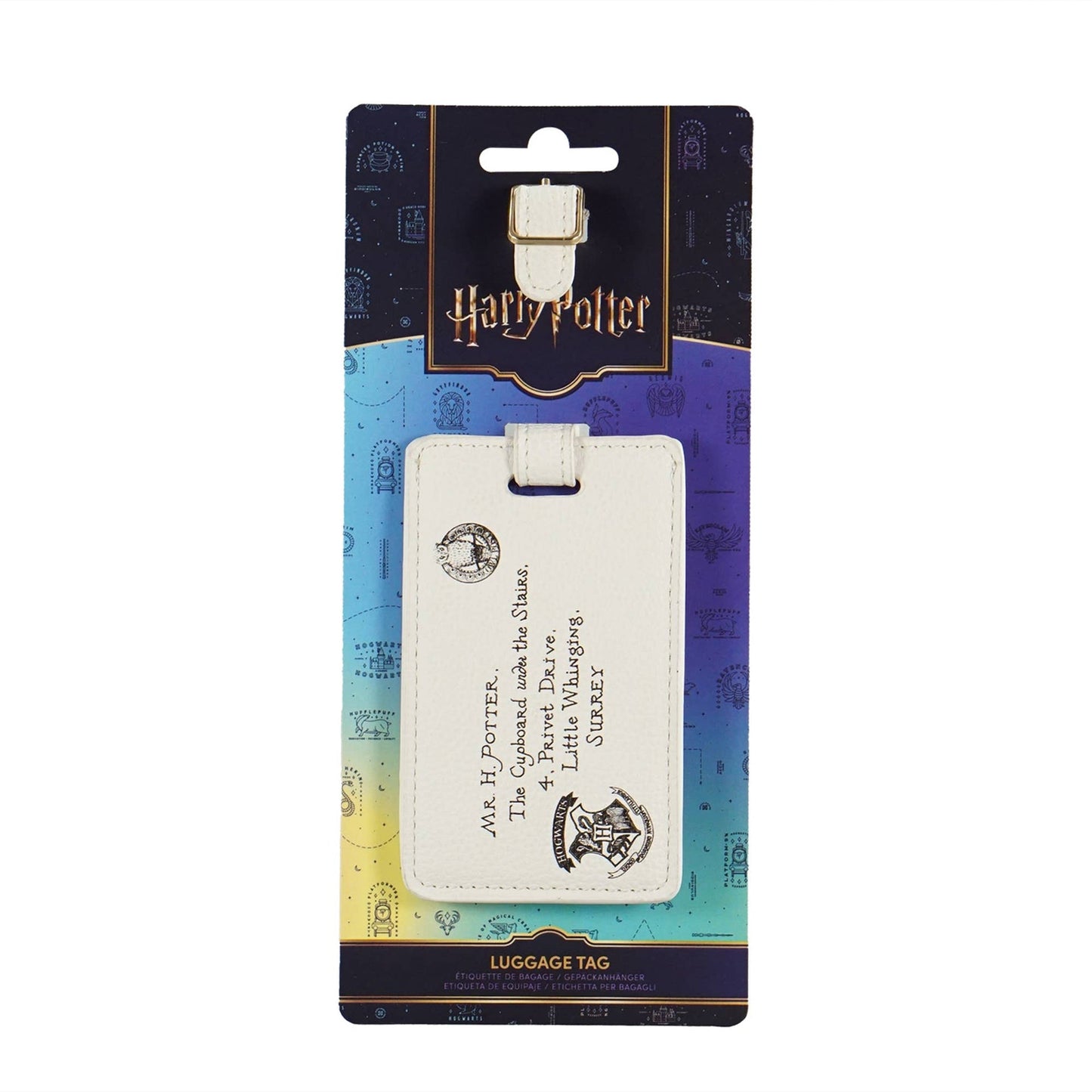 Étiquette de bagage Harry Potter - Lettres
