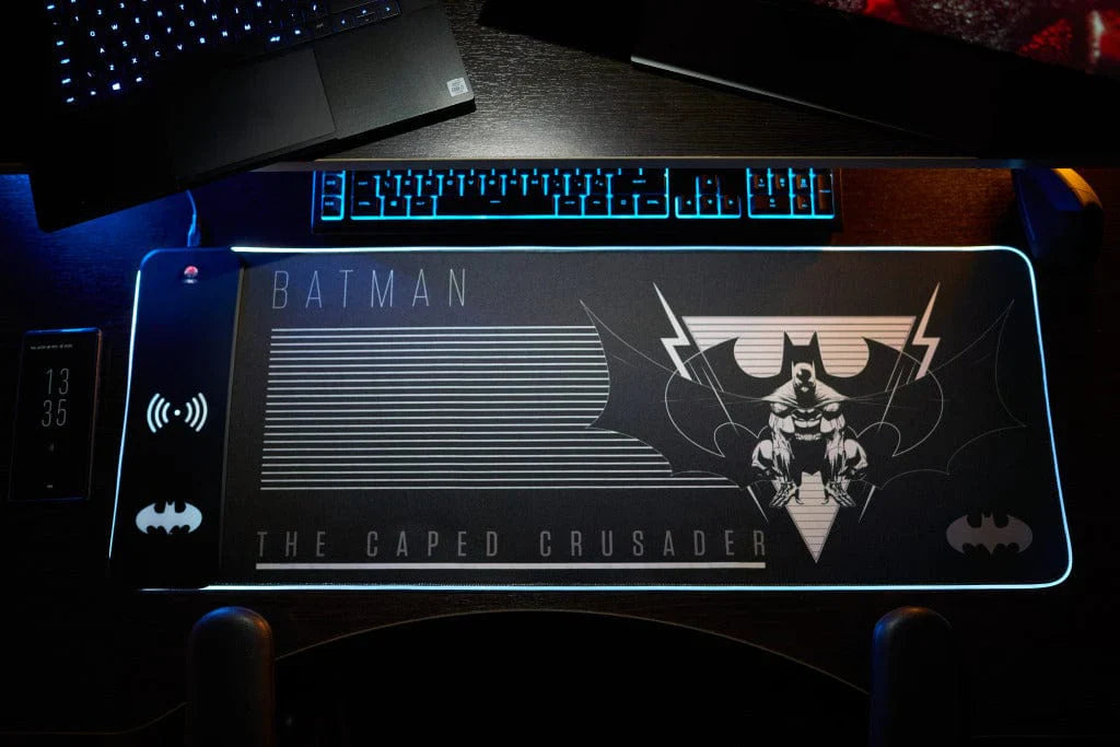Tapis de jeu géant et Chargeur de téléphone portable - Batman