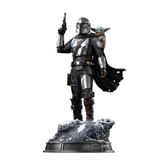 Statue Mandalorian und Grogu – The Mandalorian und Grogu Film – Art Scale 1/10 – The Mandalorian & Grogu