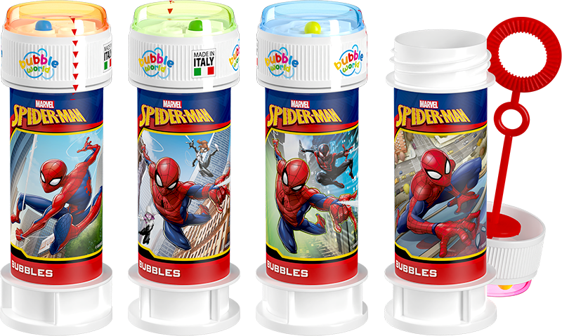 Coffret bulles de savon Marvel Spider-Man – Présentoir 36 flacons 60 ml