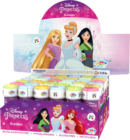 Coffret bulles de savon Princesses Disney – Présentoir 36 flacons 60 ml