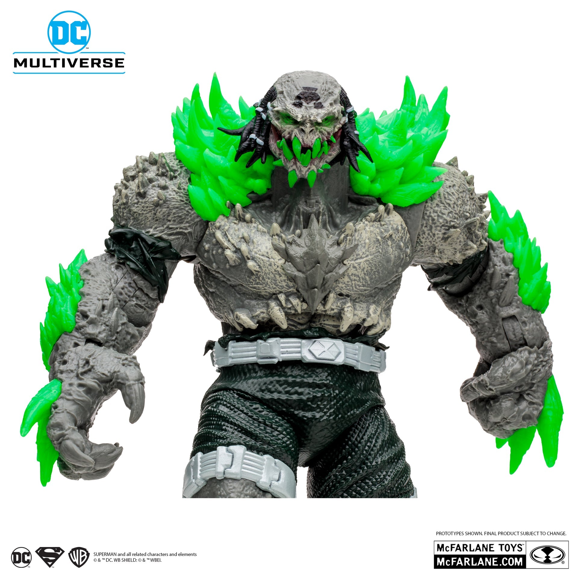 kryptonite doomsday superman batman mcfarlane toys