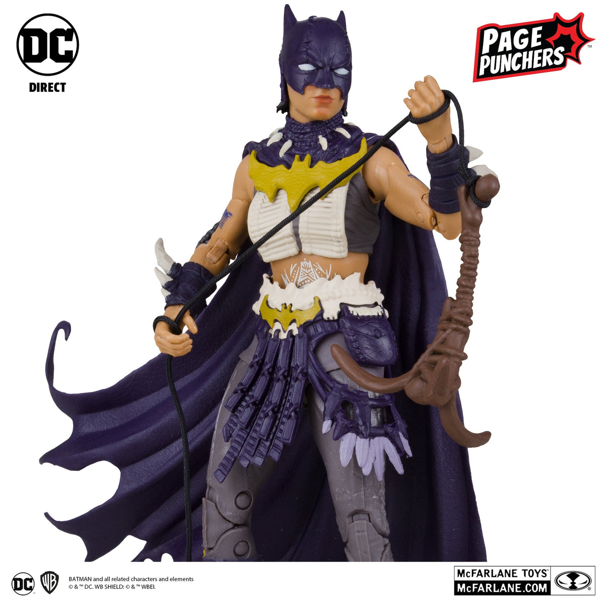 batgirl 7 figure with batman fighting the frozen comic page punchers